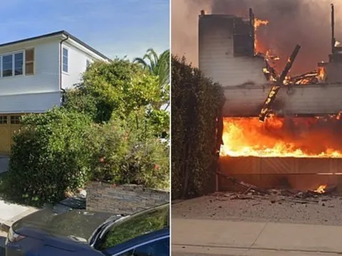 Chùm ảnh trước - sau gây sốc: Loạt biệt thự, villa xa xỉ của sao Hollywood và giới siêu giàu cháy thành tàn tro