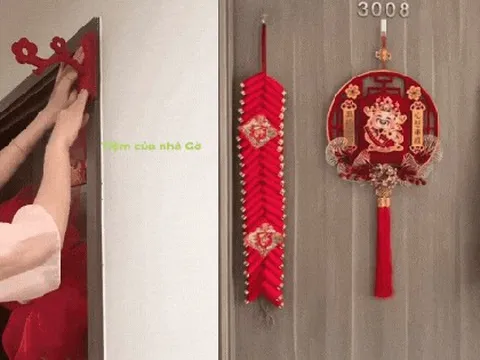 Chưa đến 300 nghìn đồng, bạn đã có thể rước lộc Tết vào nhà với những set trang trí ngoài cửa siêu đẹp