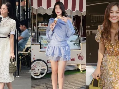 10 cách mặc váy nổi bật của sao Việt khiến chị em muốn tham khảo cho Tết