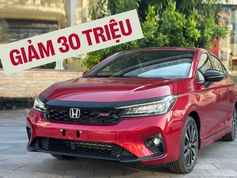 Honda City giảm giá tại đại lý: Rẻ nhất từ 509 triệu, hết bản ‘base’, có đủ ADAS cạnh tranh Vios