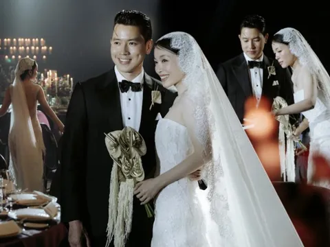 Xả ảnh nét căng trong đám cưới xa hoa của "cơ trưởng đẹp trai nhất Việt Nam": Hé lộ 1 chi tiết có tiền cũng không mua được!