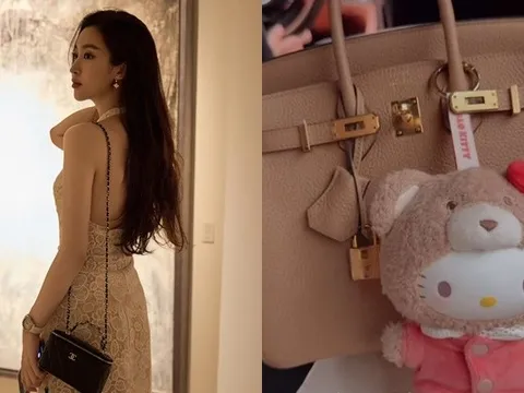 Đỗ Mỹ Linh hiếm khi khoe độ giàu, nhưng chỉ một chi tiết trong bức ảnh này đã lộ rõ mức "chịu chơi" của nàng dâu hào môn