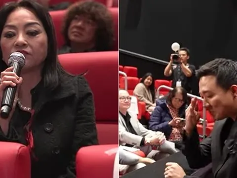 "Người mẹ" ở Mỹ nói một câu, Trấn Thành bật khóc