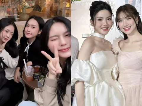 Hội bạn thân quyền lực làng WAG Việt xinh đẹp hội ngộ: Thiếu Hoà Minzy, vì sao không có Chu Thanh Huyền?