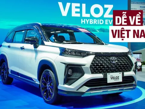 Ảnh thực tế Toyota Veloz hybrid giá quy đổi từ 472 triệu đồng vừa ra mắt: Động cơ 1.5L, có tính năng chạy điện, đáp trả Xpander hybrid