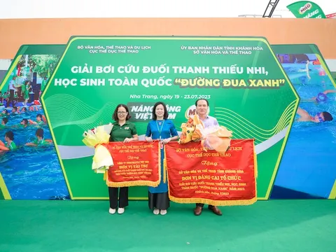 Nestlé MILO đồng hành cùng Giải Bơi “Đường đua xanh” 2023