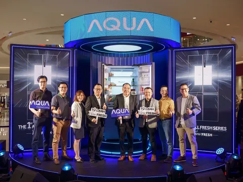 AQUA Lần Đầu Ra Mắt Tủ Lạnh VIEWFRESH Với 4 Dấu Ấn Tại Thị Trường VIỆT NAM