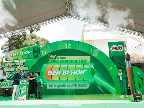 “Trạm sạc Sức bền 24h Khổng lồ” của Nestlé MILO thu hút hàng nghìn gia đình Việt